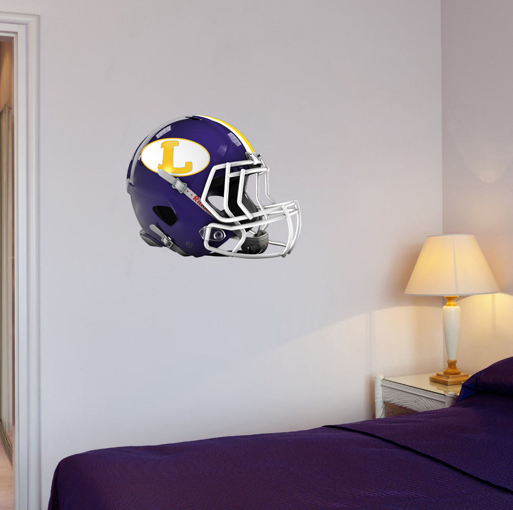 Lakewood Football Helmet Wall Mascot 24"X19" Graffiti Wearhouse