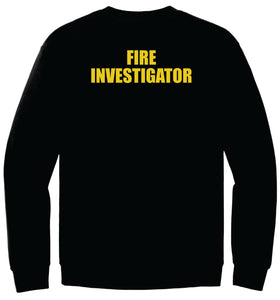 Fire Investigator Crewneck Sweatshirt