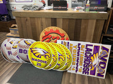 Avon Eagles Softball Yard Sign
