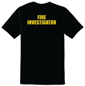 Fire Investigator Tee Shirt