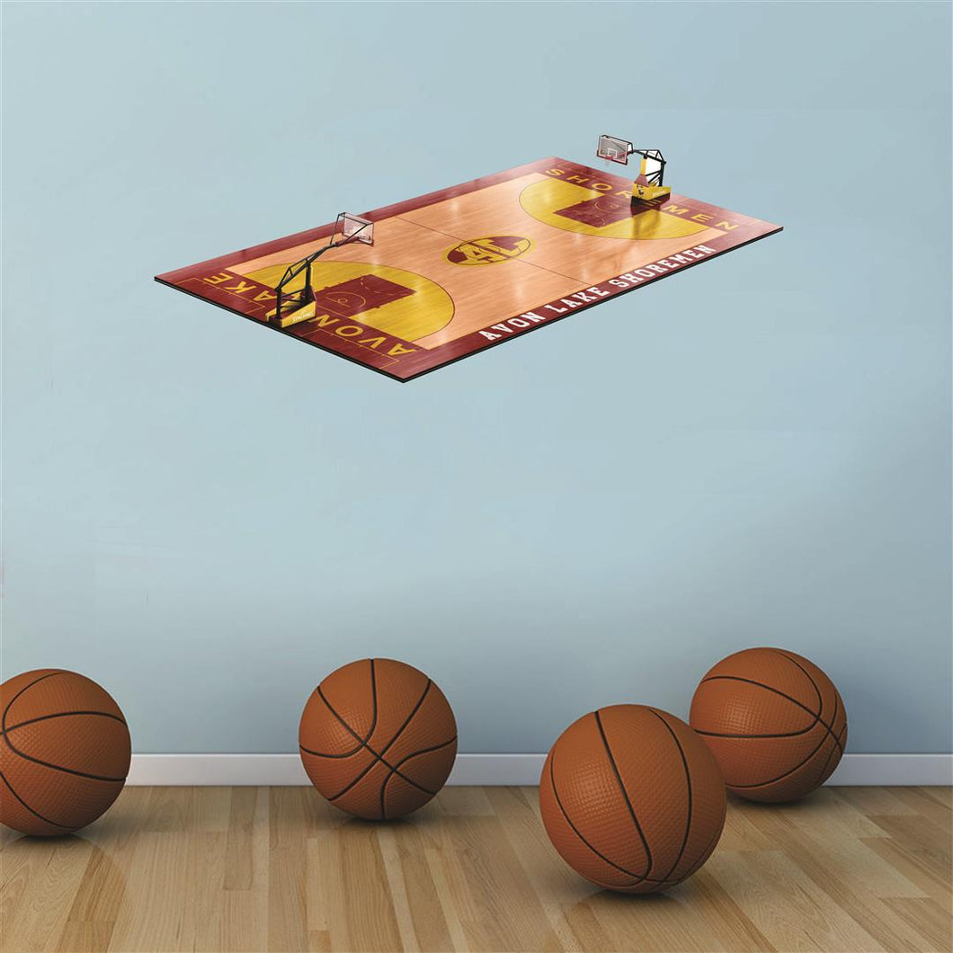 Avon Lake Shoremen 3D Basketball Court