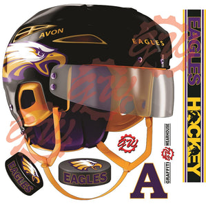 Avon Hockey Helmet Wall Mascot™