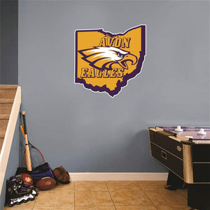 Avon Eagles Ohio Wall Mascot™ Version 1