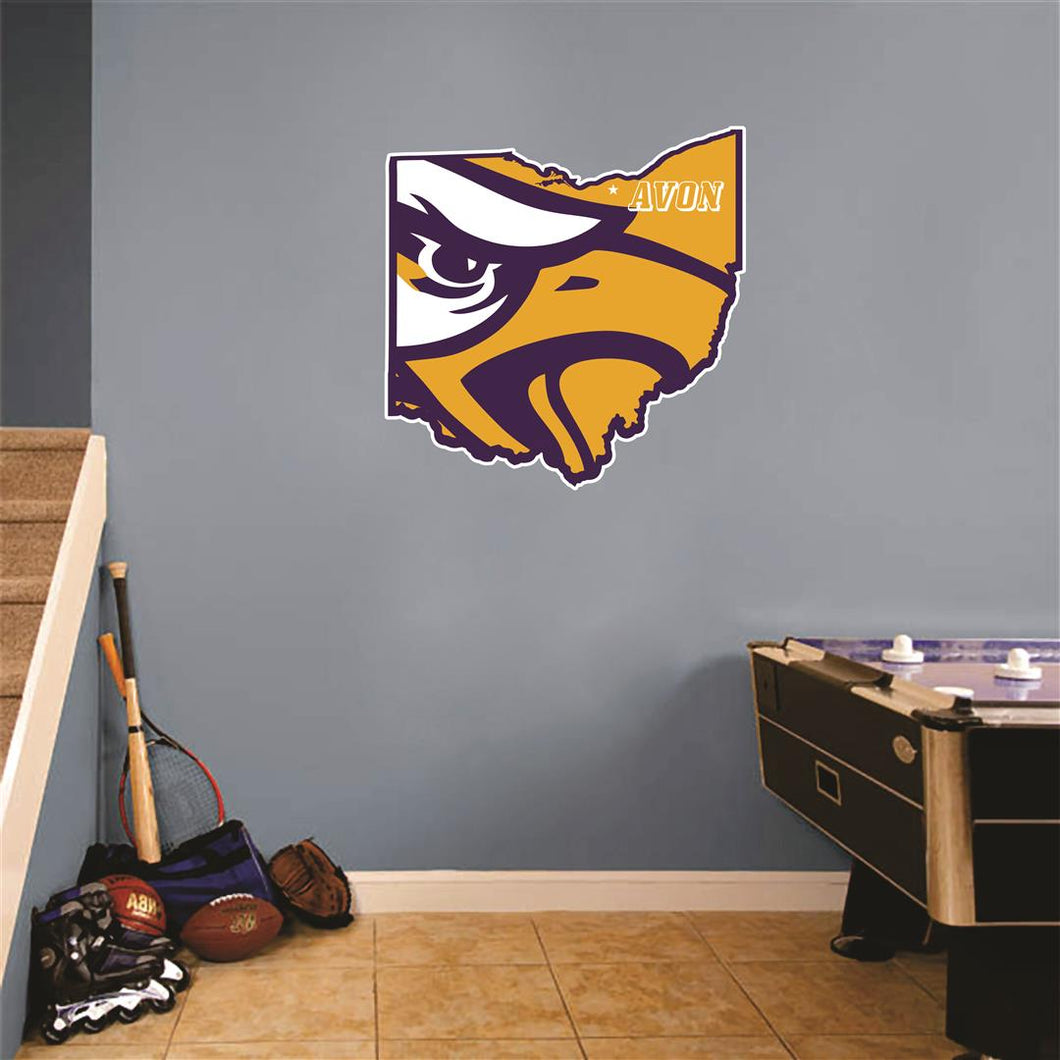 Avon Eagles Ohio Wall Mascot™ Version 2