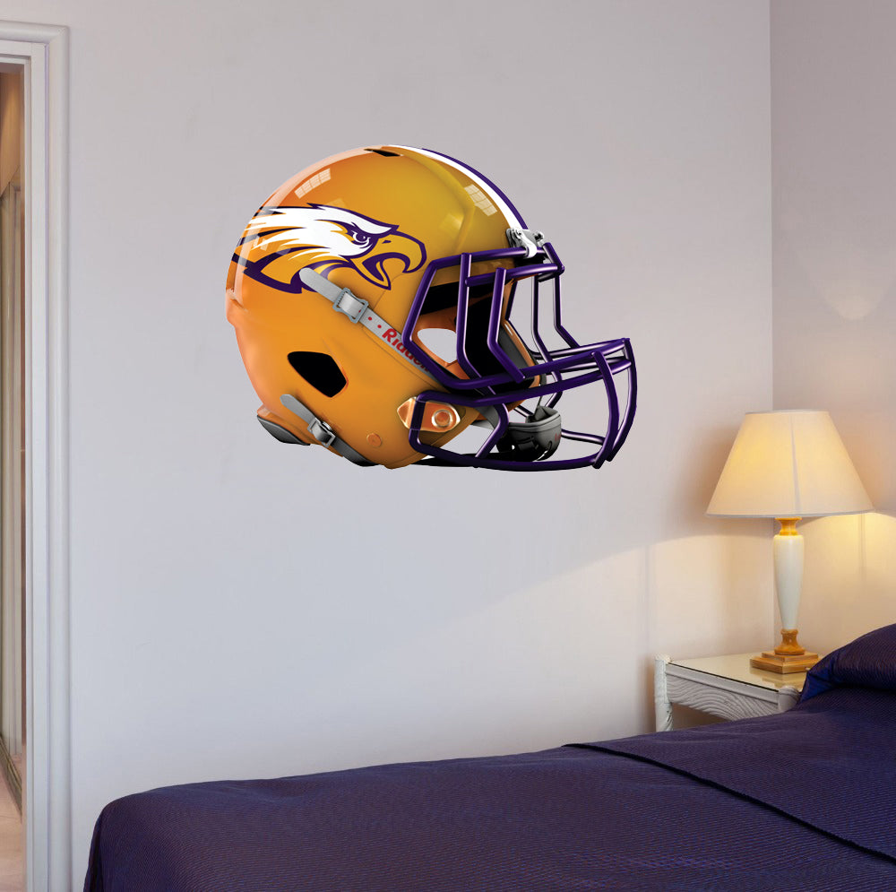 eagles football helmet Avon Eagles Football Helmet Wall Mascot 24"X19" – Graffiti Wearhouse