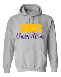 Avon Cheer Mom Glitter Hooded Sweatshirt