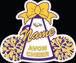 Personalized Avon Cheer Car Decal