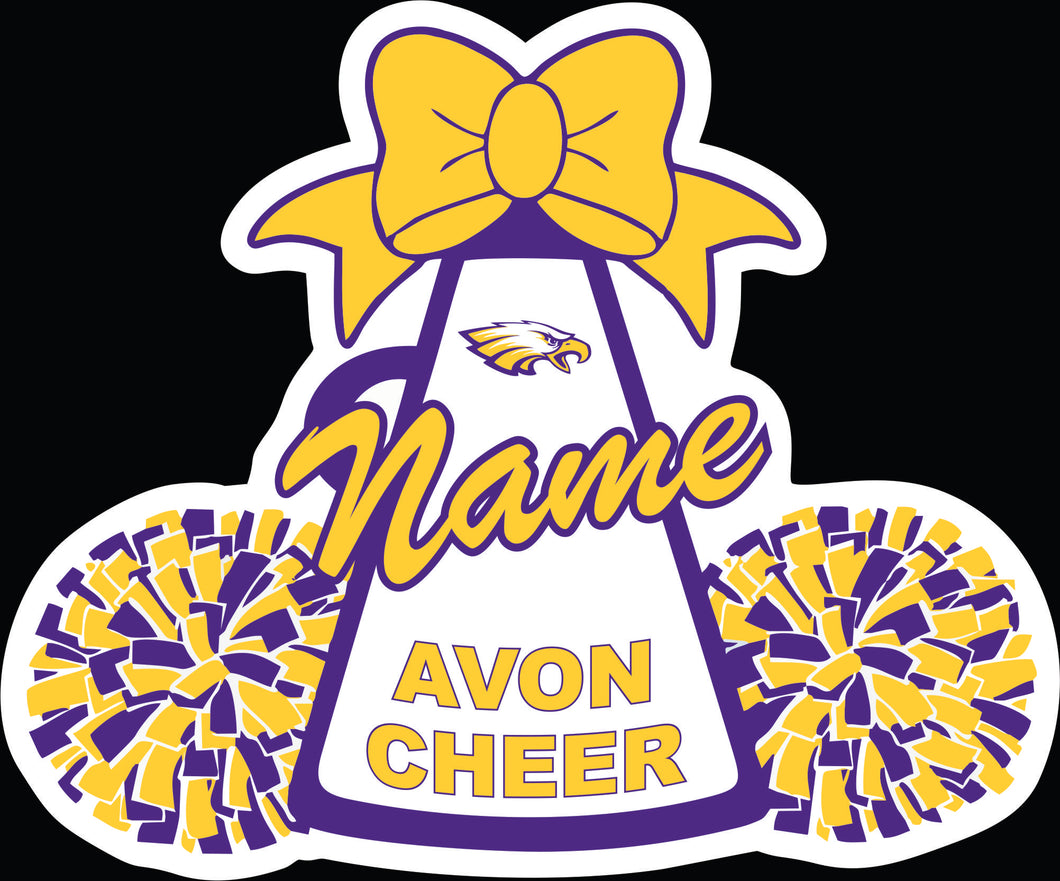 Personalized Avon Cheer Car Decal