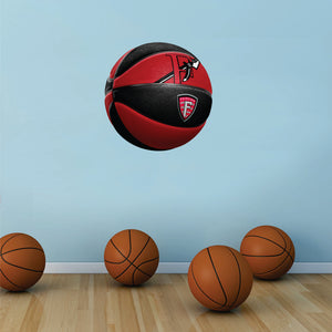 Fairview Warriors BLACK and RED Basketball Wall Mascot™