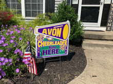 Avon Cheerleader Yard Sign