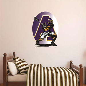 Avon Eagles Lacrosse Player Wall Mascot™