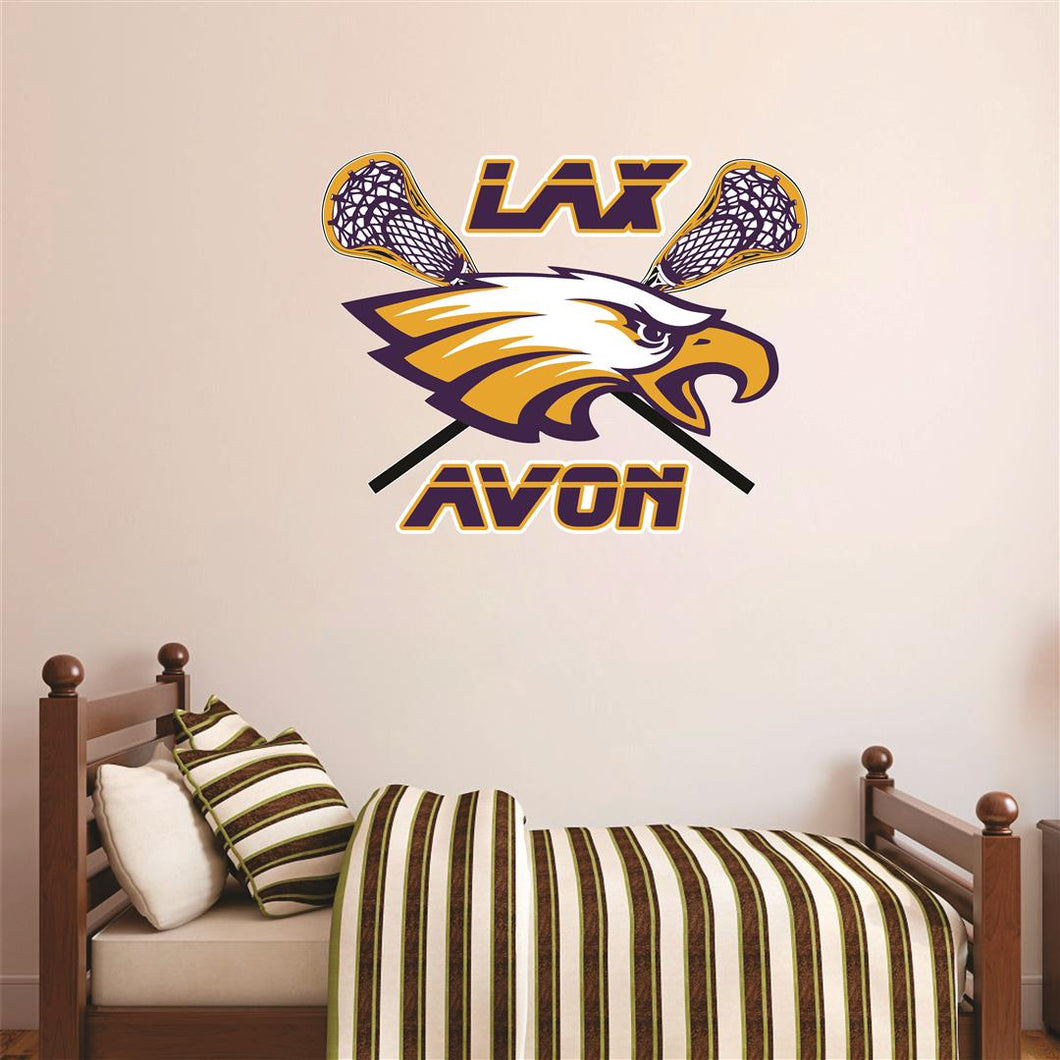 Avon Eagles Lacrosse Wall Mascot™