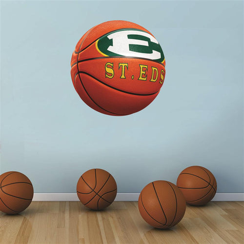 St. Edward Eagles ORANGE basketball Wall Mascot™ 3 SIZES