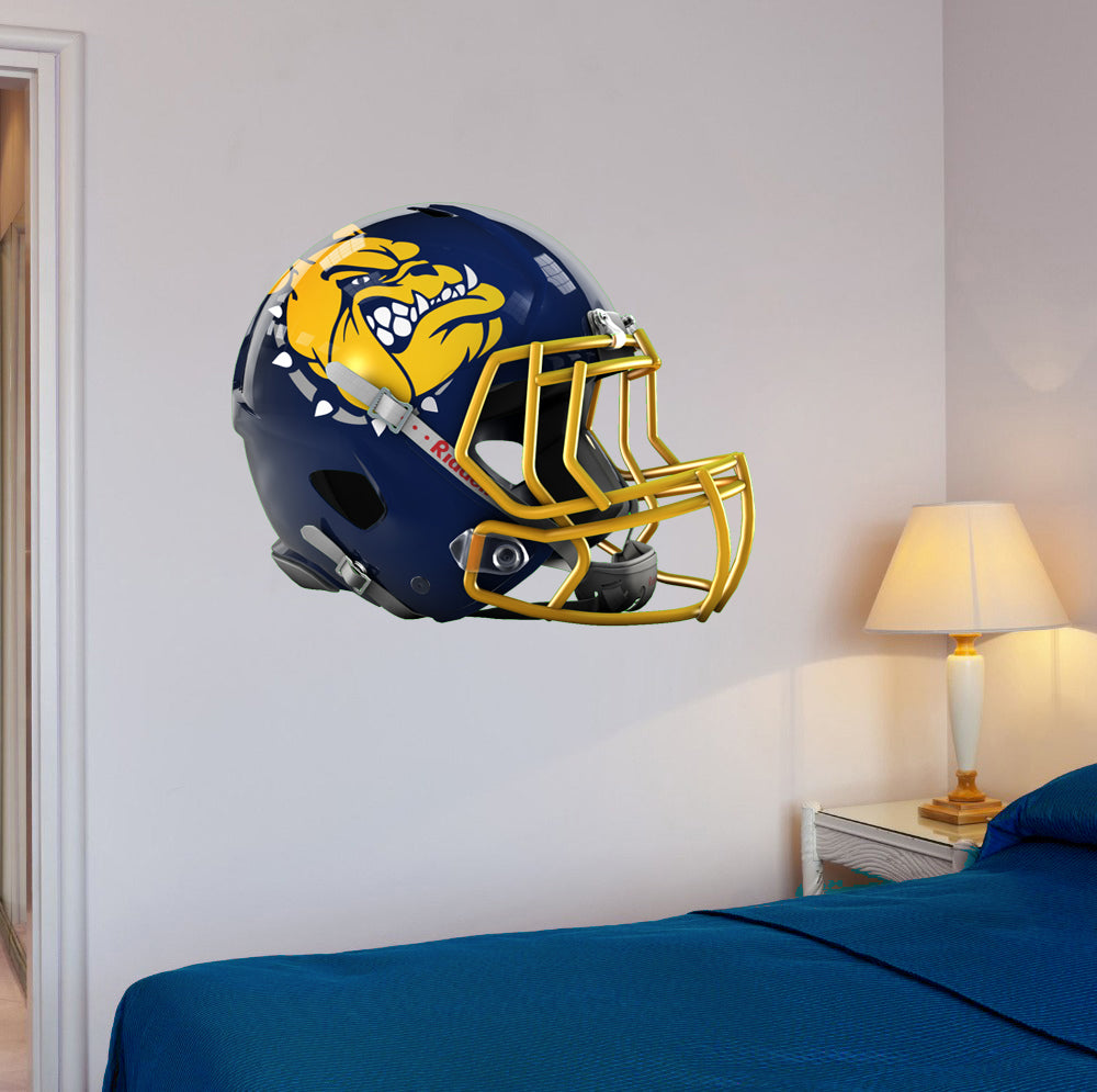 falling football helmet Chagrin Falls (2022) Black Football Helmet Falling on